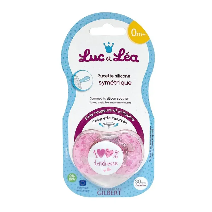 1 sucette silicone symétrique 0-6 mois