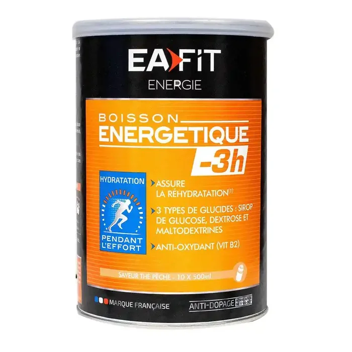 10 boisson énergétique -3h thé pêche 500ml