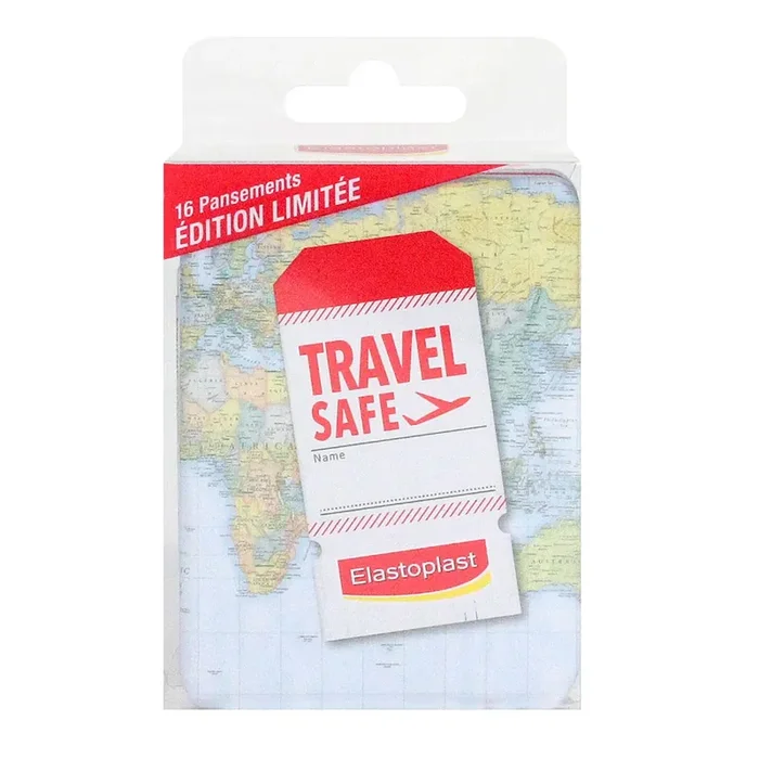 16 pansements Travel safe assortiment