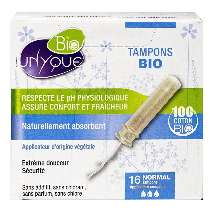 16 tampons avec applicateur normal flux léger
