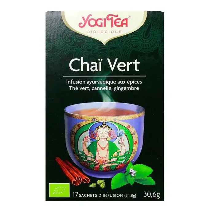 17 Sachets d‘infusion Chaï vert