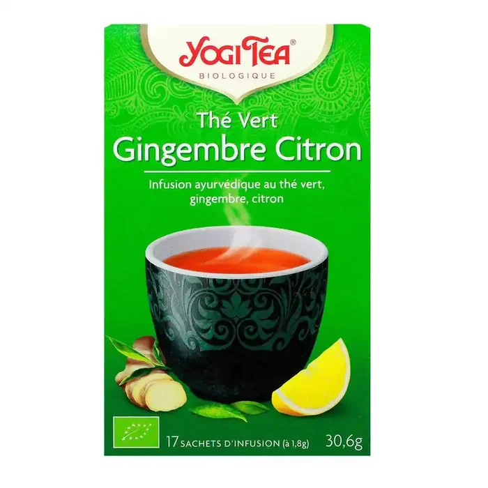 17 Sachets d‘infusion gingembre citron