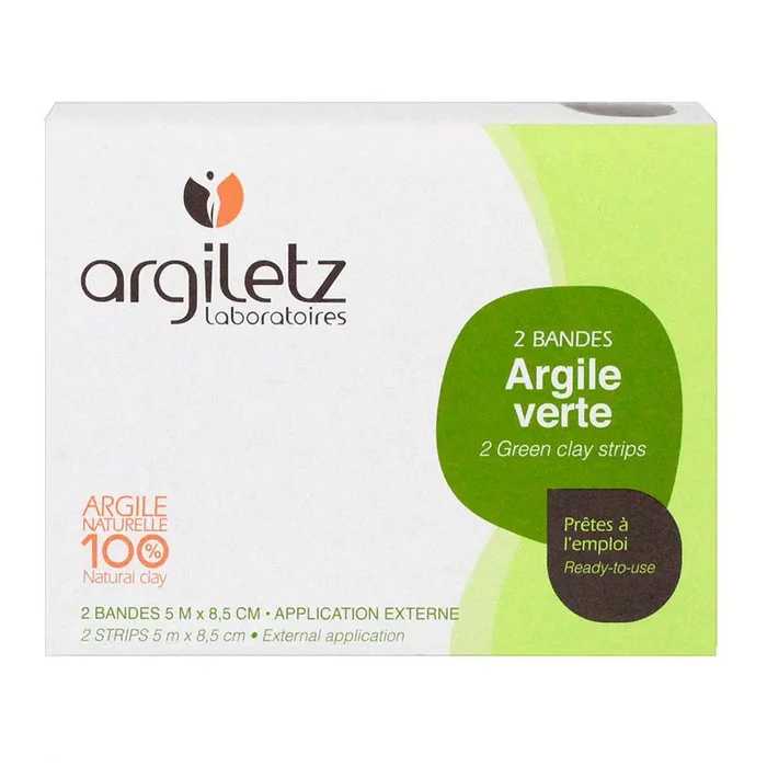 2 bandes argile verte