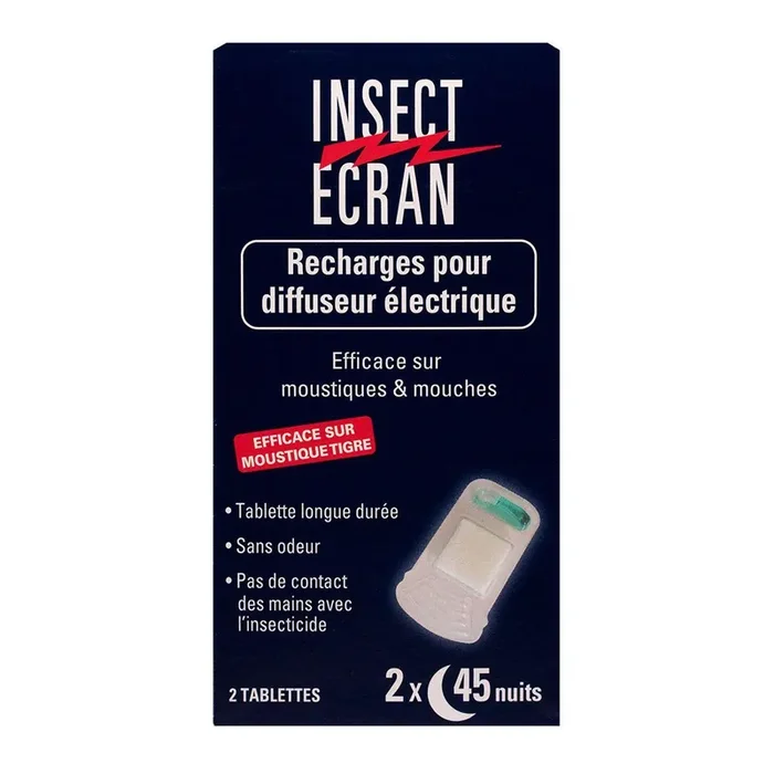 2 recharges pour diffuseur électrique Insect Ecran