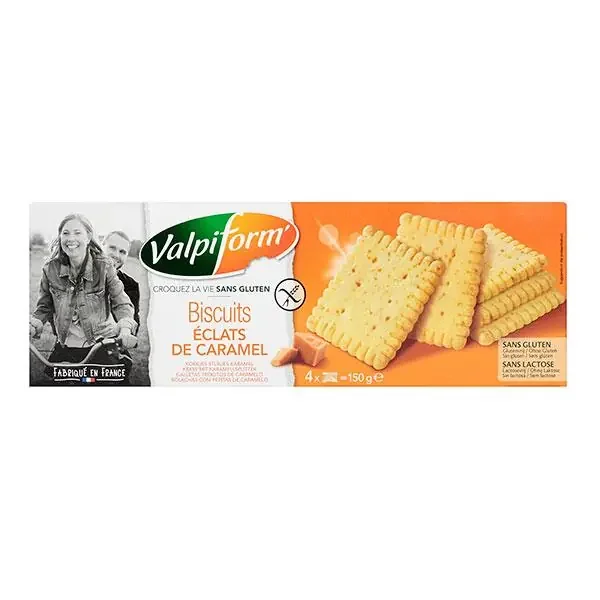 20 biscuits éclats de caramel 150g