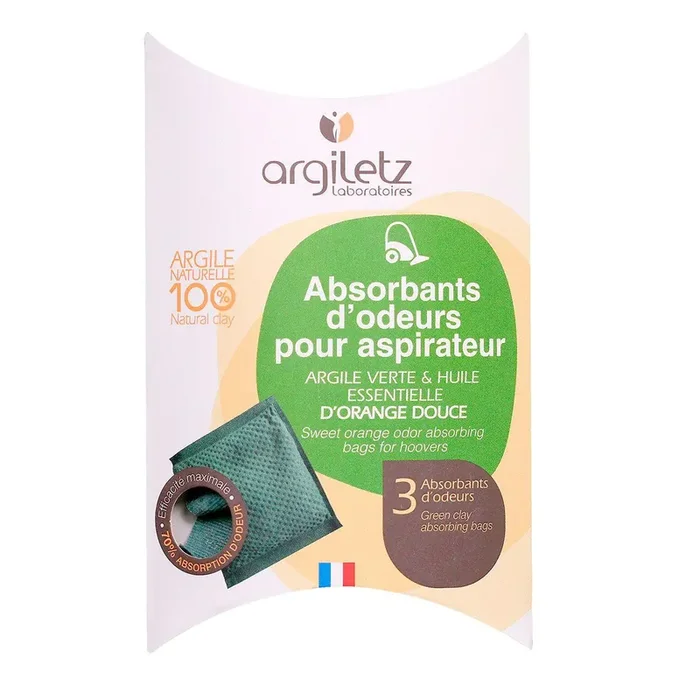 3 absorbants d‘odeur pour aspirateur orange douce
