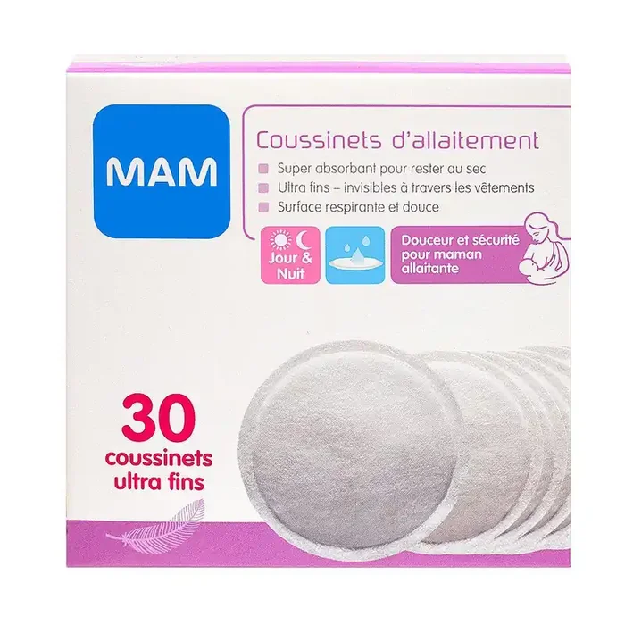 30 coussinets d‘allaitement jour & nuit