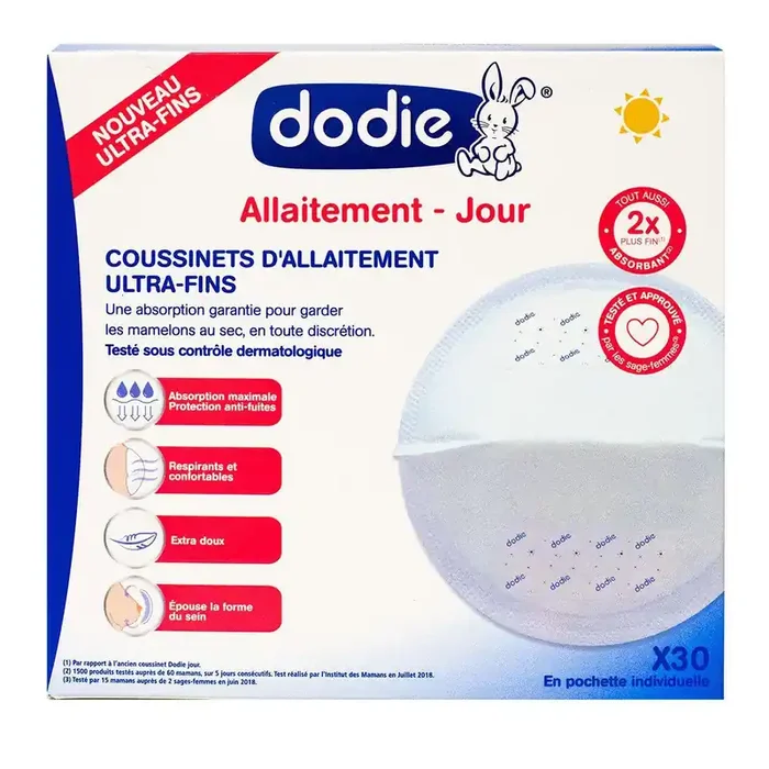 30 coussinets d‘allaitement jour