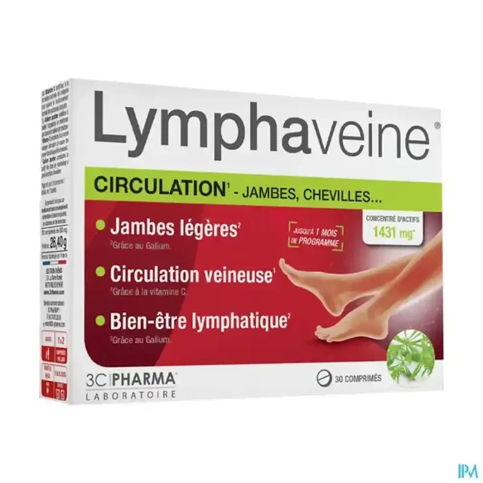 3c pharma lymphaveine comprimé 30
