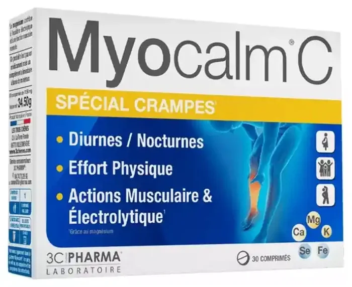 3C Pharma Myocalm® c – Crampes