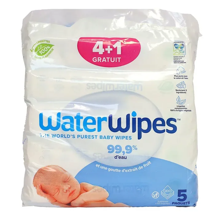 4×60 lingettes + 60 offertes