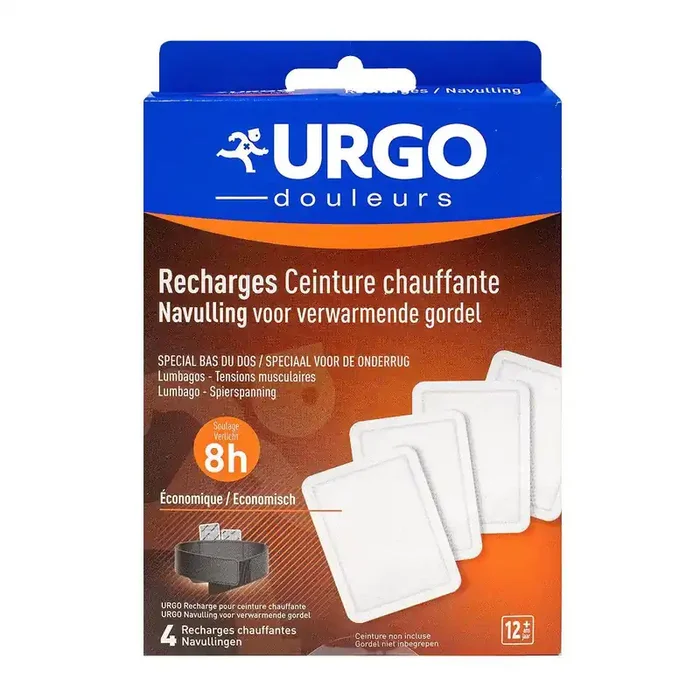 4 recharges ceinture chauffante