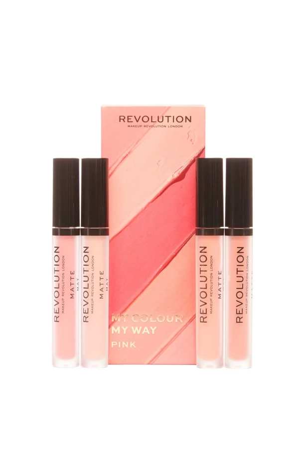 4 rouges à lèvres liquides mats My Colour – My Way Pink – 4 x 5 ml