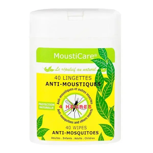 40 lingettes anti-moustiques