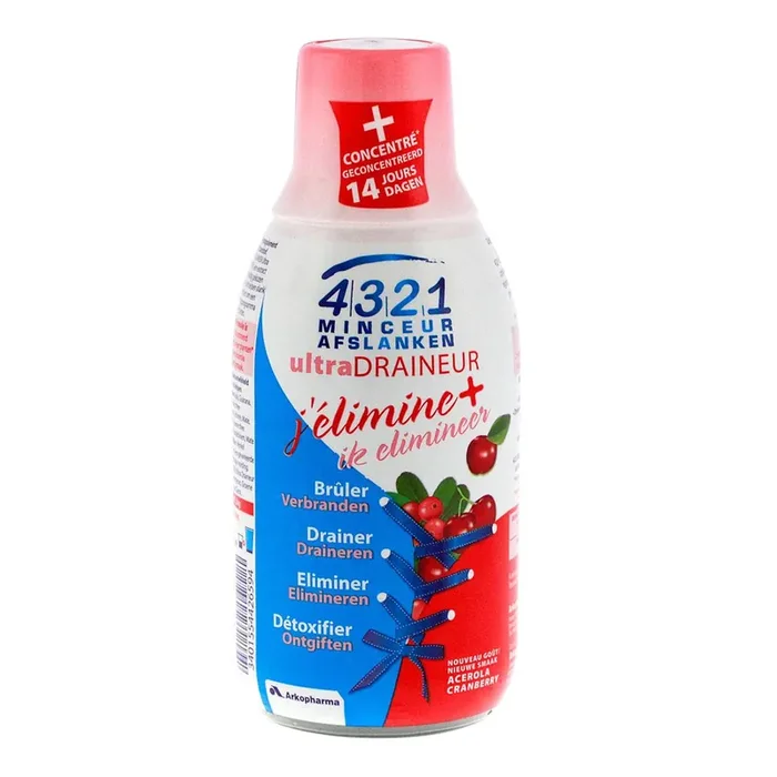 4321 minceur ultra draineur 280ml acérola