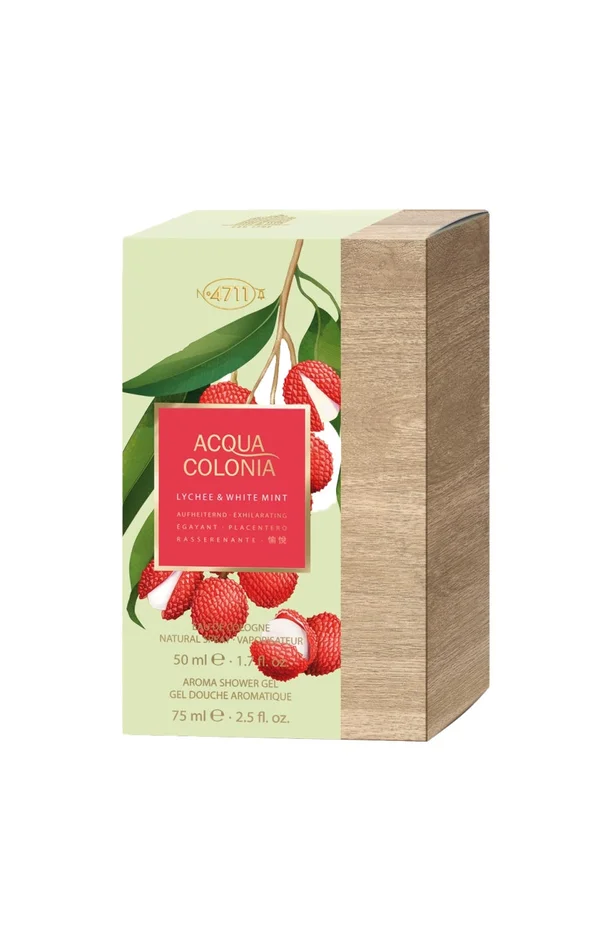 4711 Coffret Acqua Colonia Eau de Cologne – Litchi & menthe poivrée – 50 ml