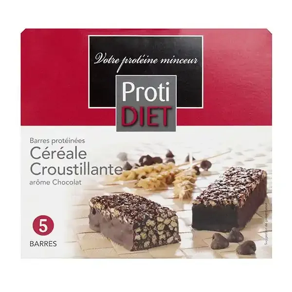 5 Barres de céréales protéinées chocolat
