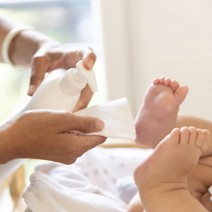 5 Lingettes b&eacute;b&eacute; en Tencel – Fabriqu&eacute;es en France