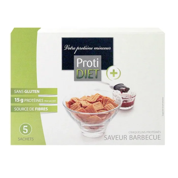 5 Sachets craquelins sans gluten saveur barbecue