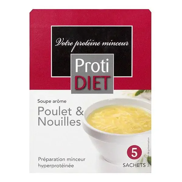 5 Sachets soupe poulet & nouilles