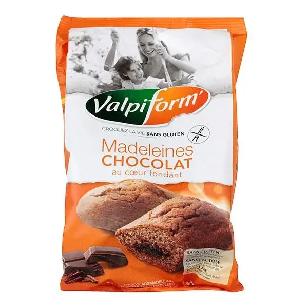 7 madeleines chocolat au coeur fondant 210g