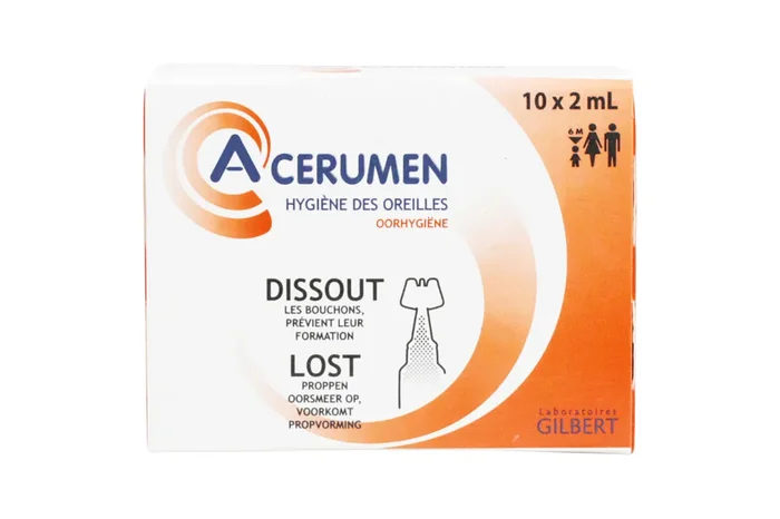 A-Cérumen hygiène auriculaire unidoses 10x2ml