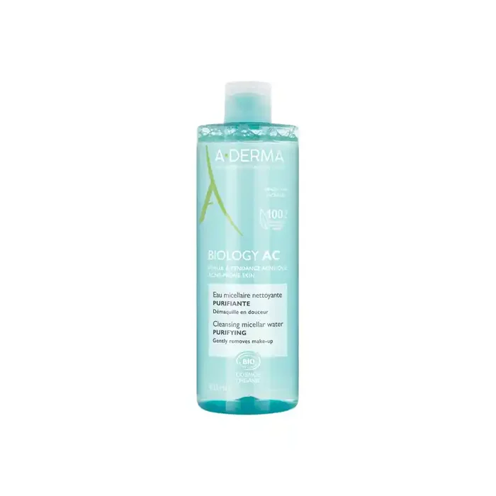 A-Derma Biology AC eau micellaire nettoyante purifiante bio 400ml