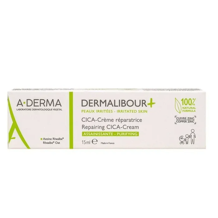 A-Derma Dermalibour+ CICA Crème réparatrice 15mL