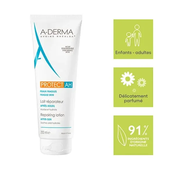 A-Derma Protect AH lait réparateur après-soleil 250ml