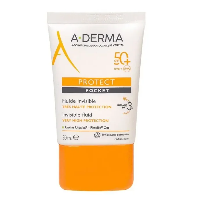 A-Derma Protect Fluide Invisible Pocket Spf 50+ tube 30ML