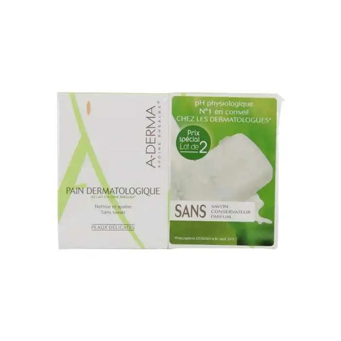 A-Derma Rhealba pain dermatologique au lait d‘avoine 2x100gr