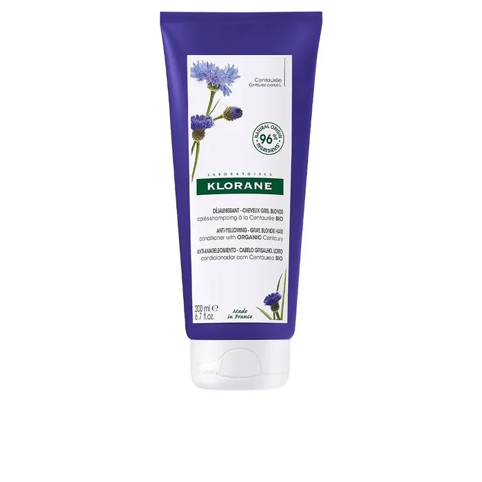 A LA CENTAUREA BIO balsamo antigiallo per capelli grigi e biondi 150 ml