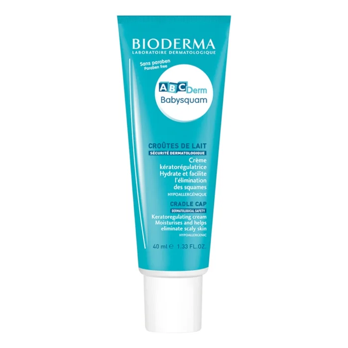 ABCDerm Babysquam – Cr&egrave;me K&eacute;rator&eacute;gulatrice et Hydratant 40 ml