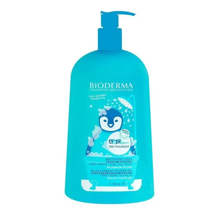 ABCDerm Gel moussant Nettoyant Doux 1L