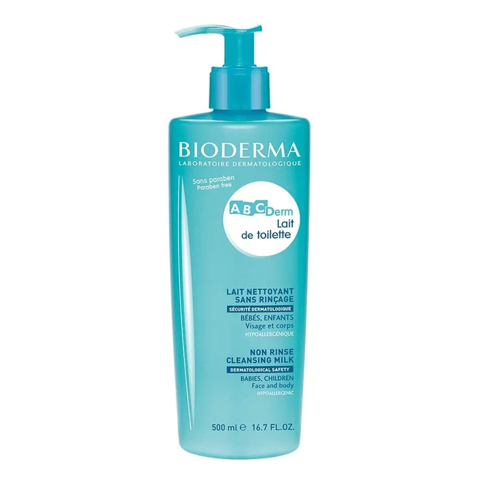 ABCDerm Lait de Toilette – Lait Nettoyant Sans Rin&ccedil;age 500 ml