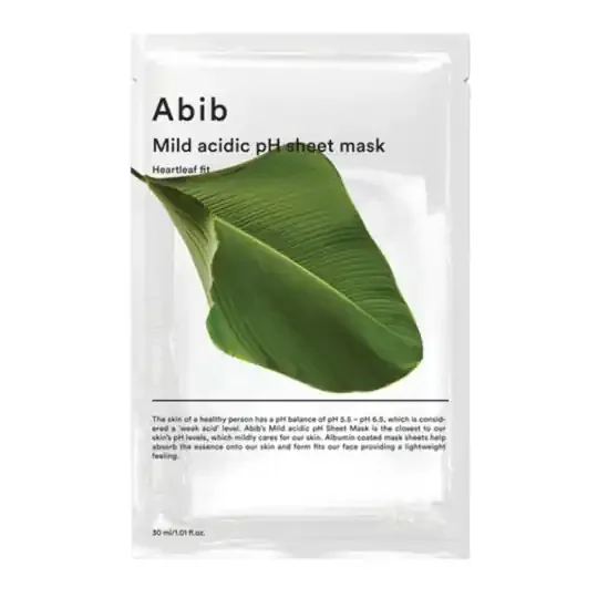Abib MASQUE TISSU AU PH DOUX – HOUTTUYNIA CORDATA APAISANT