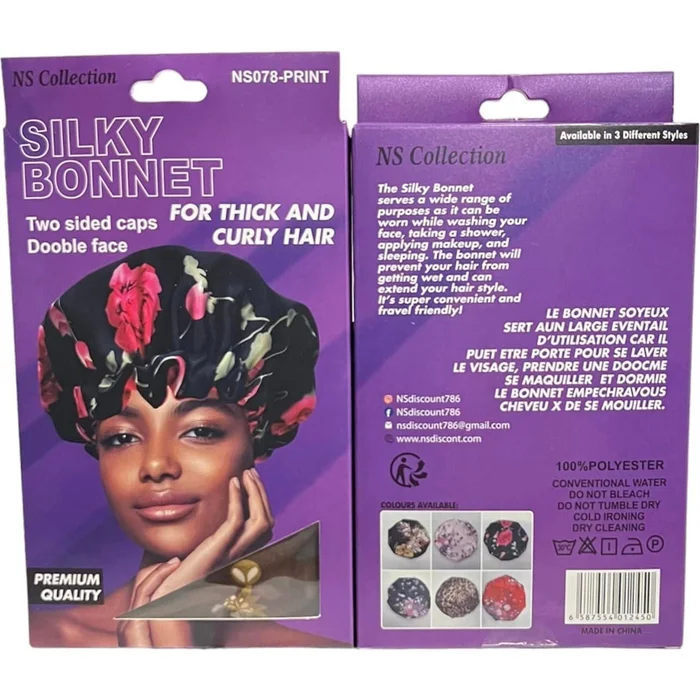 ACCESSOIRES ≡ Bonnet en Soie double face