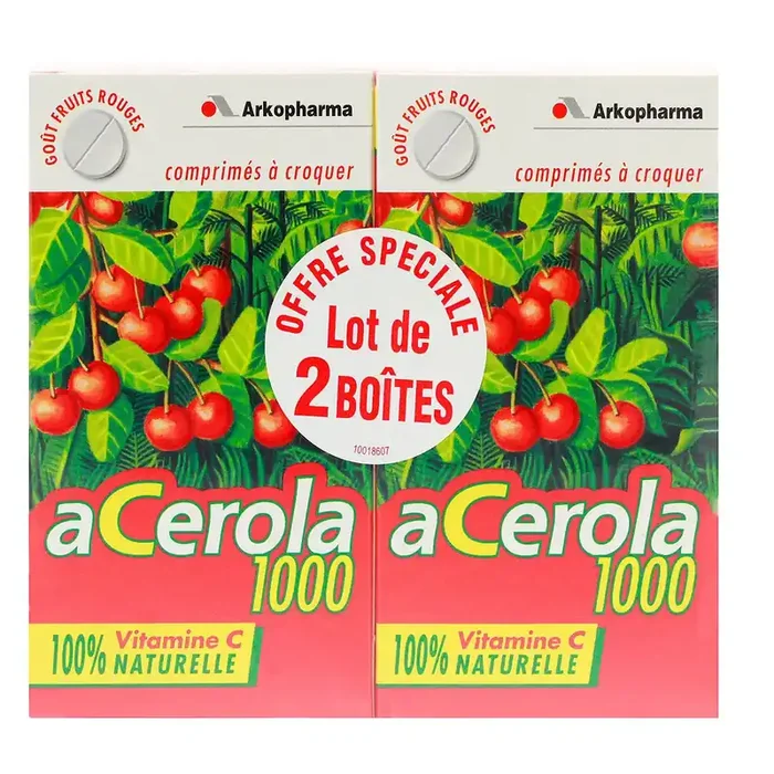 Acérola 1000 2×30 comprimés