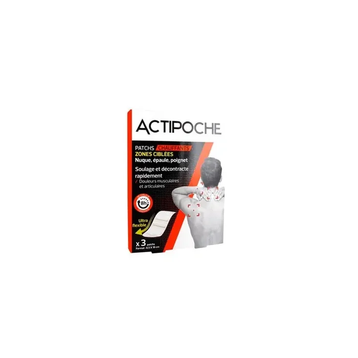 ACTIPOCHE PATCHS CHAUFFANTS ZONES CIBLÉES X 3 COOPER