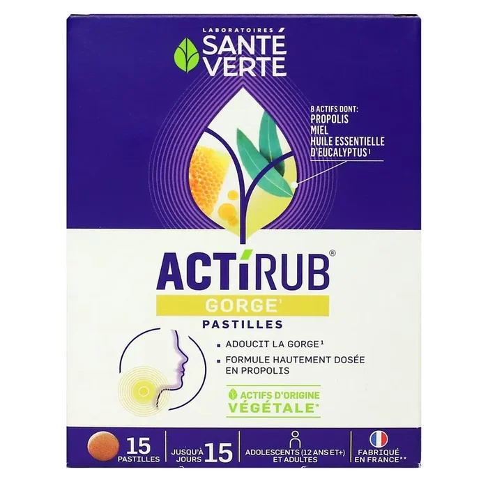 Actirub gorge 15 pastilles