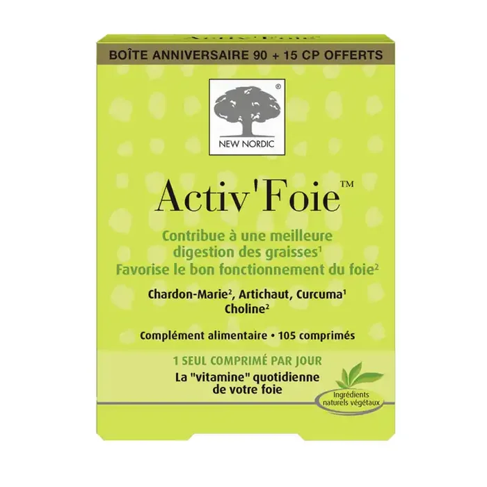 ACTIV ‘ FOIE 105 COMPRIMES NEW NORDIC