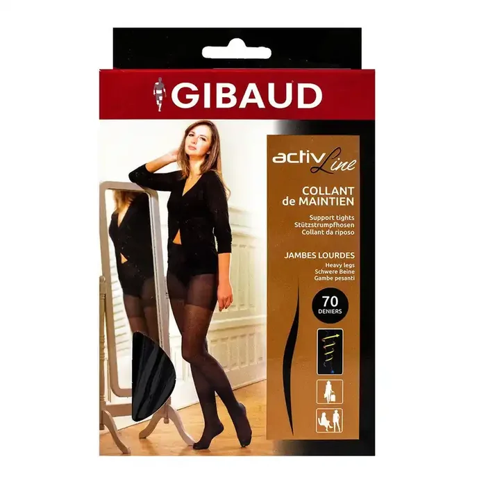 ActivLine collants de maintien T2 noir plumetis