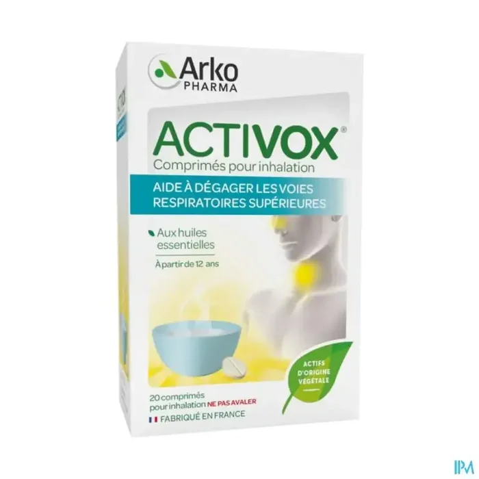 Activox inhalation comprimé pour inhalation 20