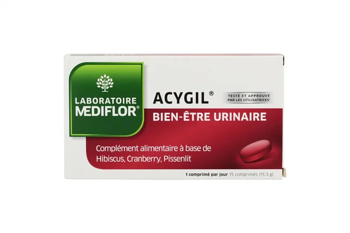 Acygil bien-être urinaire 15 comprimés