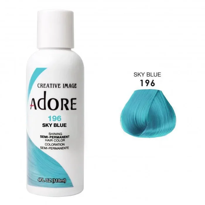 ADORE ≡ Colorations semi-permanentes Sky Blue 196