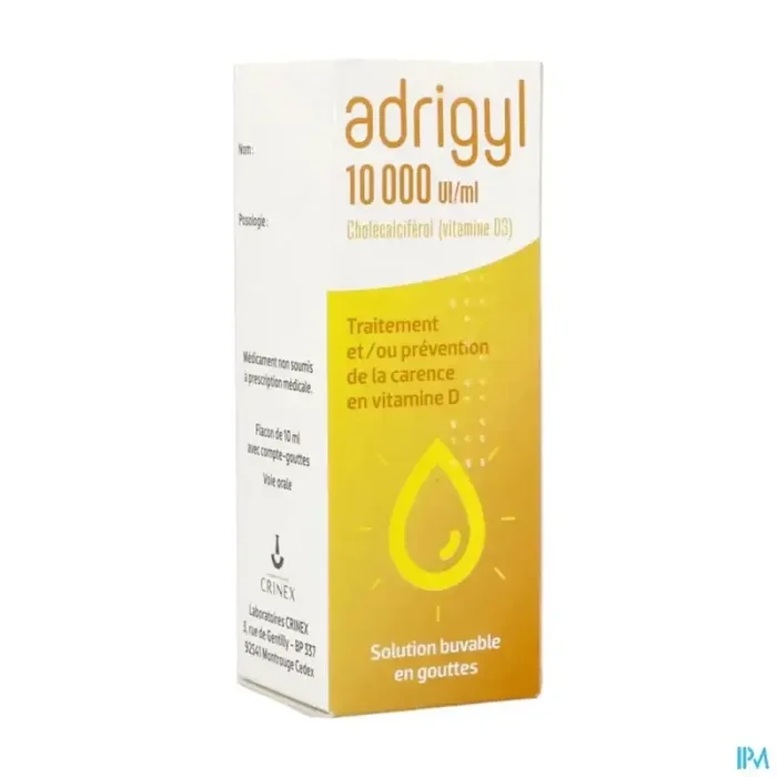 Adrigyl 10000ui/ml solution buvable gouttes 10ml