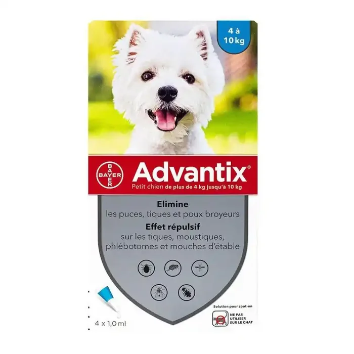 Advantix Petit Chien – 4x1ml 1bte