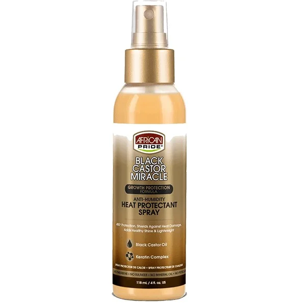 AFRICAN PRIDE BLACK CASTOR MIRACLE ≡ Spray Protecteur Thermique