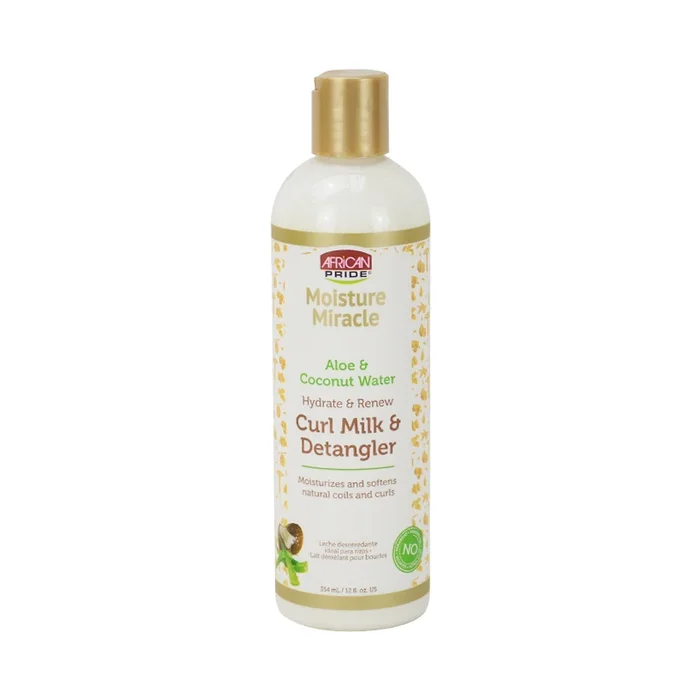 AFRICAN PRIDE MOISTURE MIRACLE ≡ Lait Démêlant Cheveux Bouclés