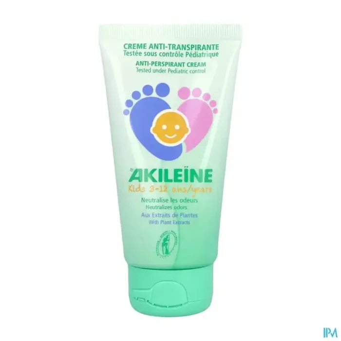 Akileine vert crème antitranspirante kid 75ml